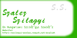 szalez szilagyi business card
